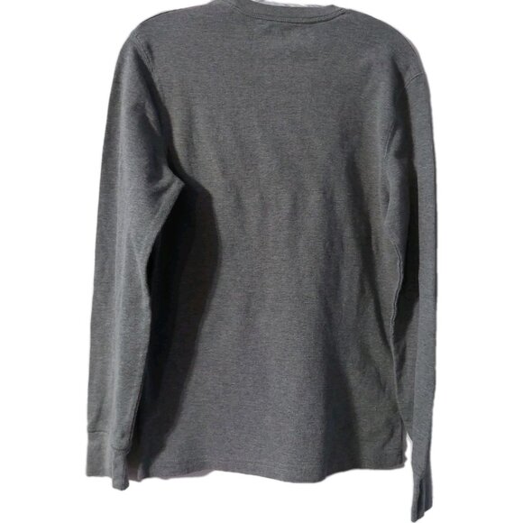 Old Navy Womens Grey Thermal Shirt Size Medium - Picture 2 of 6